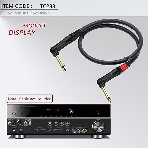 Conector de cable 1/4 pulgadas para optimizar el espacio de tu pedalera de guitarra 6
