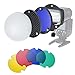 INSSTRO Flash Diffuser Light Softbox Speedlite Flash Accessories Kit with Magnetic Universal Mount Adpater for Canon, for Nikon, for Sony, for Godox Speedlight, and YONGNUO Speedlite