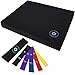 Gillsun Fitness Balance Pad with a Set of Resistance Loop Bands - Perfect for Injury Rehab, Physical Therapy, Core Training, Standing Desk, and Stability Exercises (Large 16" x 13.5" x 2")
