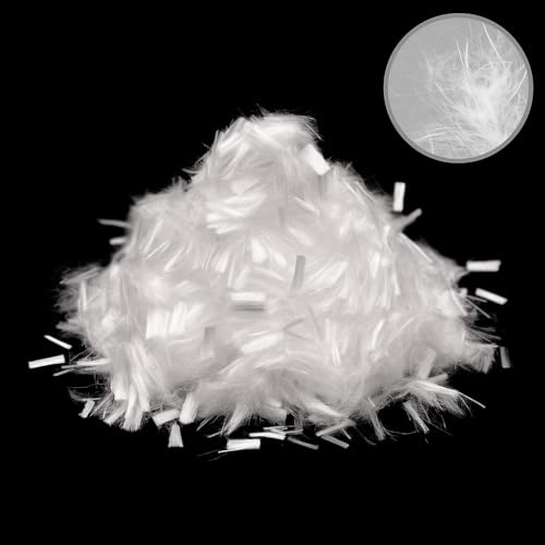 Image of 6MM X 10 Kg Bag Polypropylene Glass Fibers for Plastering, Concrete & Waterproofing | Crack Control, 3D Reinforcement & Durability
