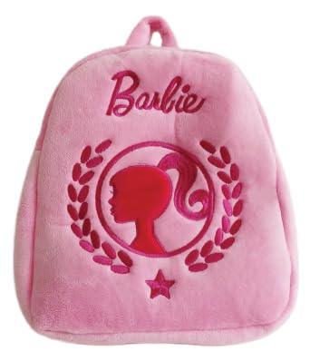 Barbie Plush Bag for Girls Cartoon Character Backpack for School & Gifting