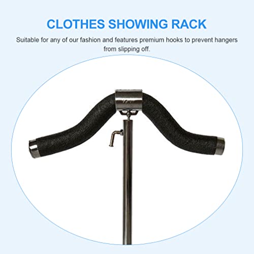 Zerodeko Kid Dress Form Cloth Gown Stainless Steel Clothing Display Rack Support Holder Stand Baby Apparel Hangers For Baby Kids Toddlers #TOP5