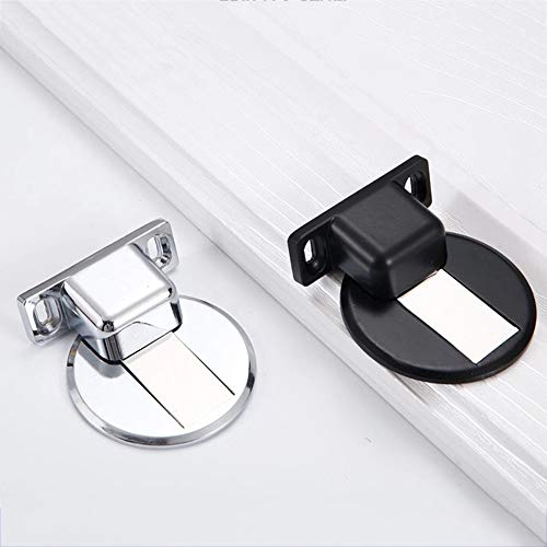 Ajcoflt Rolha de porta de liga de zinco Suporte de porta de sucção de piso de batente de porta