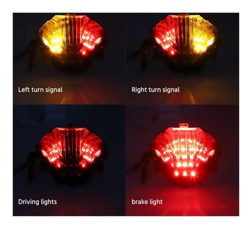 Feux arrière LED intégrés pour YZF-R3 R25 et MT-03 2014-2024