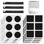 KELAV Parches Bicicleta 52 Piezas, Kit Repara Pinc...: Kit Perfecto: El kit incluye 24 parches redondos de 2,5 cm parches bicicleta, 24 parches cuadrados de 2,5 cm parches bicicleta, 3 parches y 1 lima metálica para la reparación de neumáticos Parches Preadhesivos para Neumáticos: 2 parches autoadhesivos...