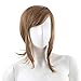 Produktbild CAMERON HAIR Women's Clip In Topper, Ausdünnender Scheitel, Hellbraun, Natürlicher Look, 35cm, Weich, Stark, Trocknen, Modellieren, Glätten