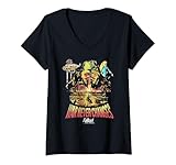 Womens Fallout Video Game New Vegas War Never Changes Collage V-Neck T-Shirt