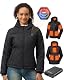 Beheizbare Damenjacke Gotobi mit 12V Powerbank und 8 Heizzonen
