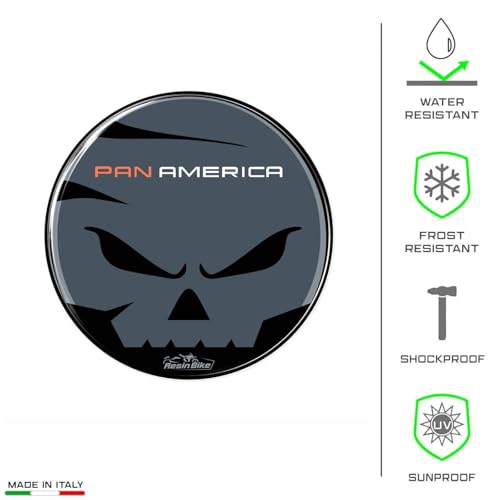 Resin Bike Naklejki Moto kompatybilne z Harley Davidson Pan America 1250 2020-2026. Chronią Obszar skrzyni korbowej wariatora przed uderzeniami i zadrapaniami. Naklejki żywiczne z efektem 3D