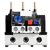 Compatible with JR28-25, Compatible with NR2-25, Compatible with LR2-D13 7-10A Adjustable Thermal Overload Relay 3 Phase Motor Protection, 1NO 1NC, Manual Auto Reset 690V AC Motor Starter