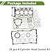 HOPESPANNER 11128655413 11120308857 Engine Cylinder Head Gasket Kit for BMW E46 E87 318i 120i N42 N46 Engine Valve Gasket Set Rubber 1 Set