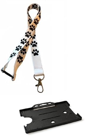20mm Lanyard with Safety Break Away and Matching Single Card Holder (Rainbow)