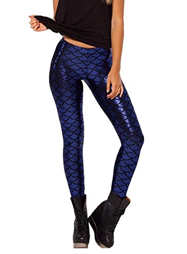 Leggings sirène holographique pour briller en soirée disco et festivals branchés