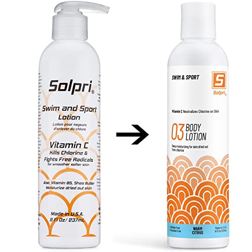 Solpri Pre And Post Swim Lotion With Vitamin C 8 Fl Oz #TOP1