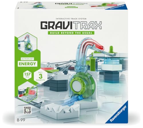 Ravensburger Energy 27482-Set Di Base Pista Per Biglie E Giocattoli Da Costruzione, A Partire Dagli 8 Anni, Accessori Gravitrax, 27482