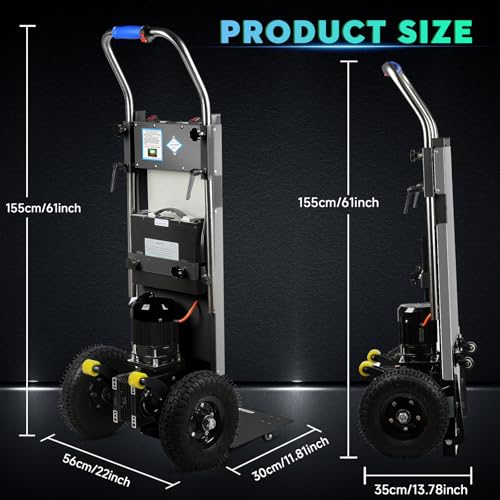 Carretilla eléctrica para escaleras 900 lb capacidad miniatura 3
