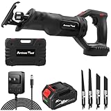 充電式レシプロソーセット【日本ブランド】黒 収納ケース 替刃4本付き 電気のこぎり マキタ18Vバッテリー使用可能 切断 木材 PVC 金属 パイプ 切る 切削 軟鉄パイブ DIY アルミ切断 薪作り 木材 剪定 枝払い 金網 切断 ブレード替刃 4本付き 3000mAh バッテリー付き 即使用可能フルセット マキタ互換品