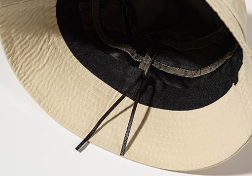 2PCS Unisex Cotton Bucket Hat for Women Men, Denim Packable Fisherman, Summer Sun Beach Hat for Casual Trips (M,08)
