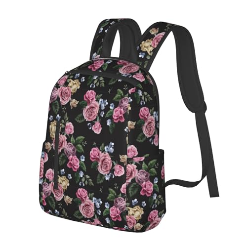 Sac à dos léger noir de travail et sac de voyage compact - 2