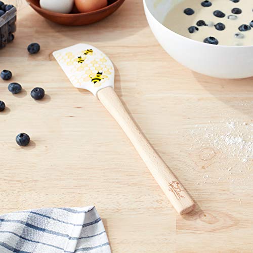 Tovolo Spatulart Honeycomb Bee Spatula, Long-Lasting Color, Dishwasher Safe, Heat-Resistant 600ᴼF #TOP4