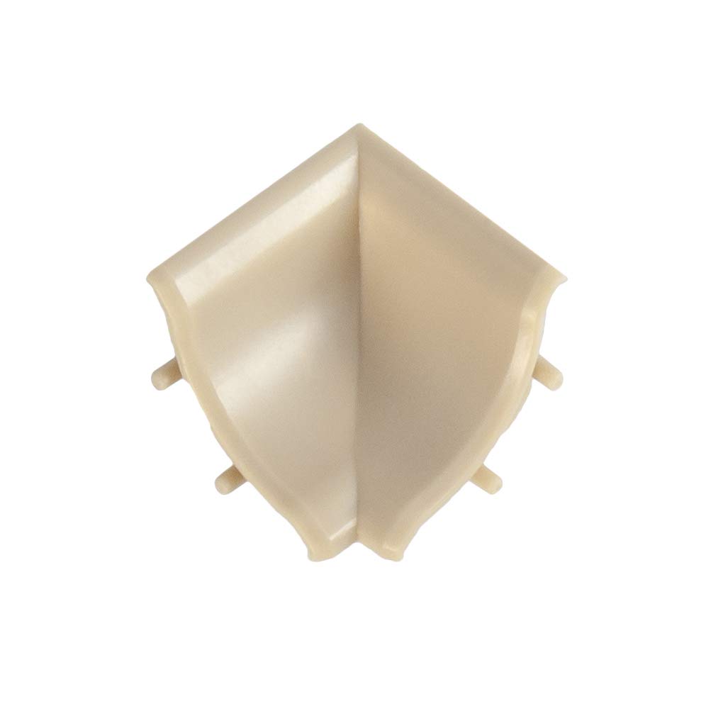 DQ-PP afdekprofiel binnenhoek, glanzend zwart, 13 x 13 mm