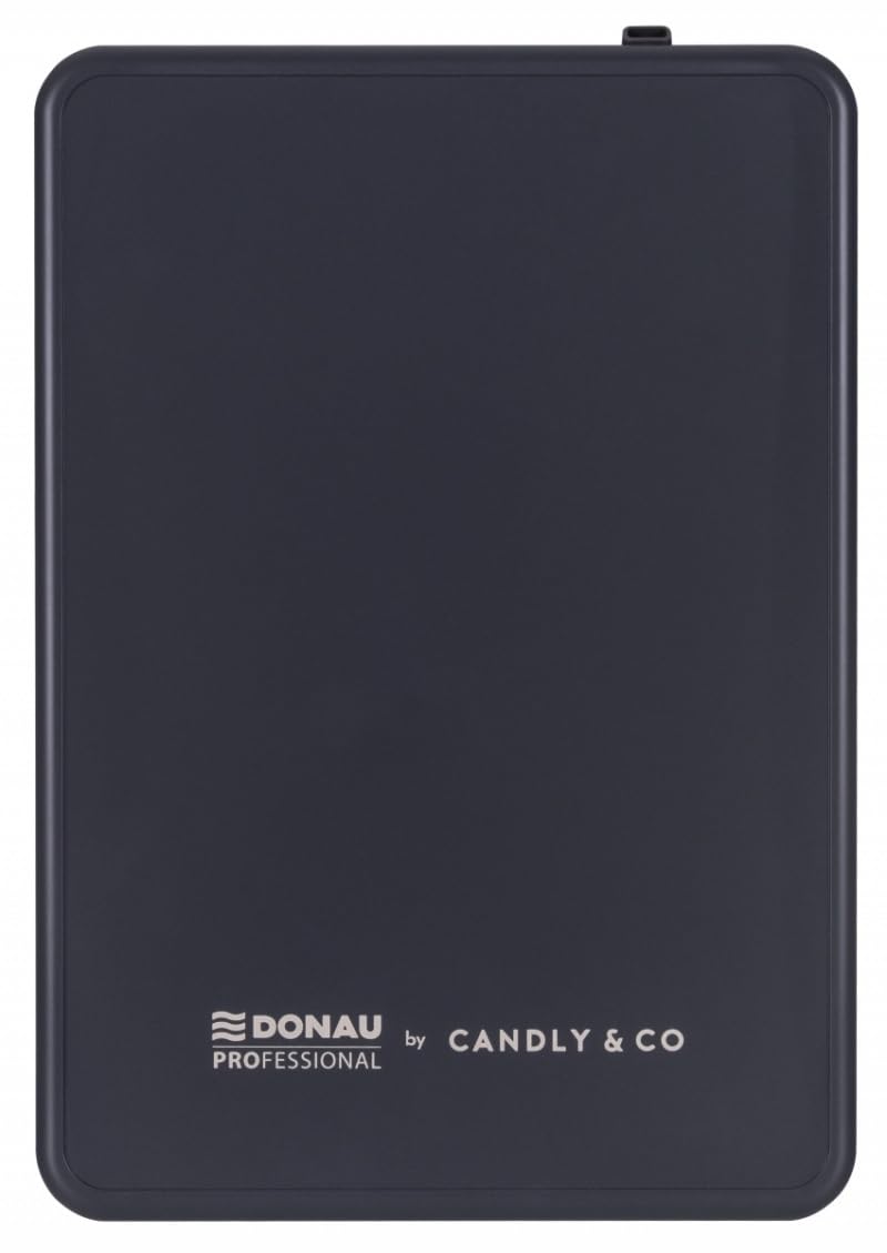 by CANDLY&CO Delux Aroma Pro Diffuseur électrique/Parfum/Désodorisant maison/Efficacité et intensité/échantillon + 3 testeurs/Anthracite
