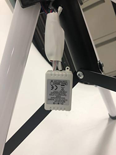 Alphasonik Universal 6 Feet Adjustable Height 35Mm Tripod Dj Speaker Stand W/Variable Led Lights Constructed With Heavy Duty Durable Steel And Lightweight For Easy Mobility Safety Pin Screw Locks #TOP4