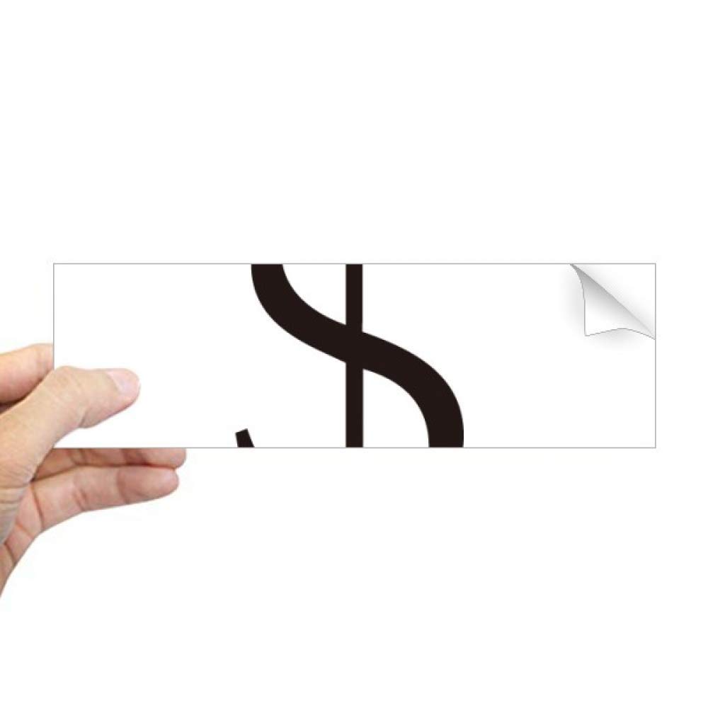 Dólar americano adhesivo rectangular DIYthinker para decoración de superficies 4