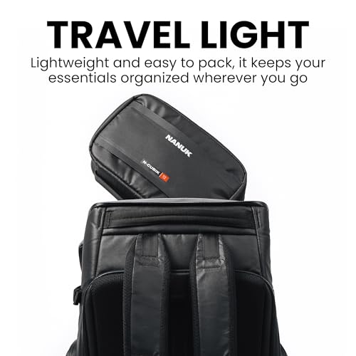 Image of NANUK N-Cubik T2 Camera Bag Insert - Water-Resistant Pouch - Shockproof Protective Camera Insert for Backpack - Perfect for Accessories & Gear (10.6 inch x 6.5 inch x 3.5 inch)