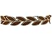 Produktbild BONAMART Damen Mädchen Natürliche Blatt Blumen Leder Stoff Stirnband Haarband
