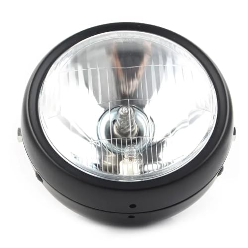 Phare avant pour moto 5.75 pouces rétro transparent pour remplacer un éclairage usé