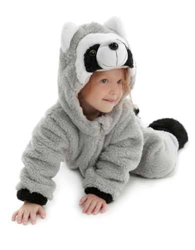 Disfraz de mapache para bebés de 12-18 meses miniatura 4