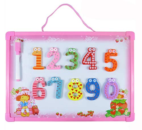 Penta Angel T-0755 10Pcs Wooden Magnets Fridge Numbers Large Cute Wood Magnetic Refrigerator Whiteboard Fridge Magnets thumb #2