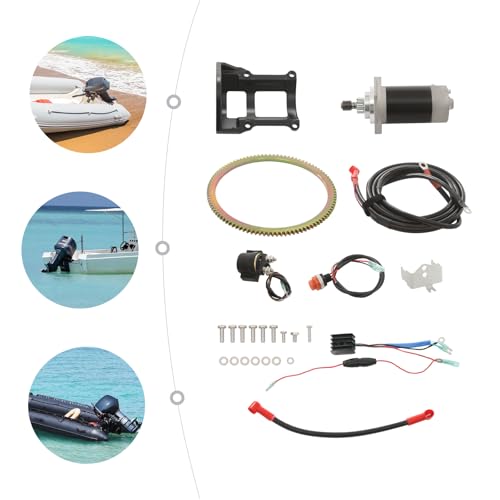 Démarrage difficile moteur bateau solution kit démarreur électrique Suzuki 2 temps 40 CV - 5