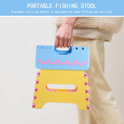 Tabouret portable pliable 18 cm grosse capacité de charge - 6