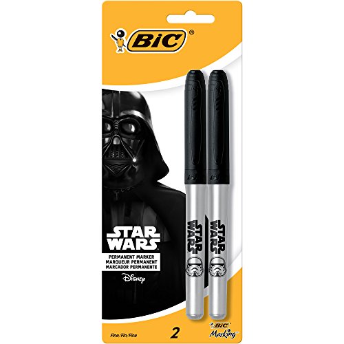 Star Wars BIC Marking Permanent Marker, Fine Point, Black, 2-Count