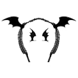 ShiQiao Spl Bat Wing Headbands Hair Clips for Women Girls Halloween Hair Barrettes Bands for Teen Girls Halloween Cosplay Costumes Hair Accessories for Women Her Black Bat Wing Headpiece Hairpins