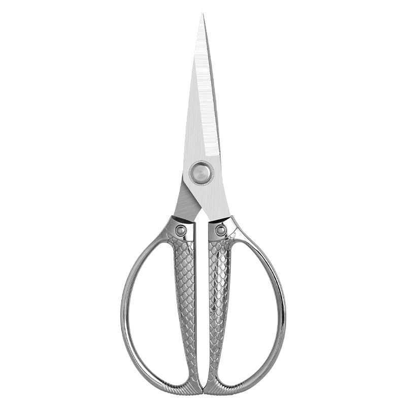 Silver Kitchen Scissors -Heavy Duty & All Purpose shears, Stainless Steel, Ideal for office & Home Use, Industrial Grade
