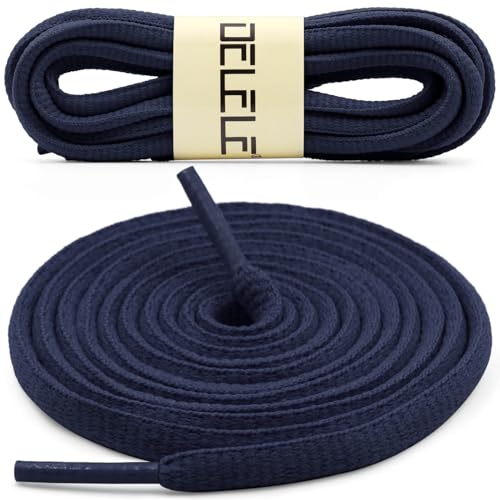 Image of DELELE 2Pair Oval Shoes laces 42 Colors Half Round 1 /4 inchAthletic ShoeLaces for Sport /Running Shoes Shoe Strings