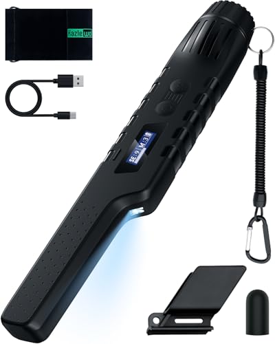 Rechargeable Metal Detector Pinpointer for Adults & Kids, Fully Waterproof Hand-held Metal Detectors...