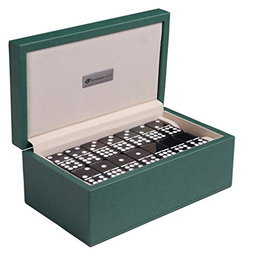 Double 9 Large Black Domino Set