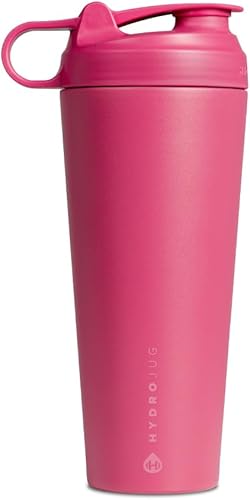Miniatura 2 de HydroJug Vaso coctelero de acero inoxidable de 24 onzas, perfecto para batidos de proteínas, bebidas previas al entrenamiento, café helado, fácil de