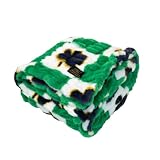 Minky Couture Hugs Blanket - Extra Plush Blanket for Premium Gifting - Stretchy Bubbled Cozy Throw - Silky Smooth - Durable & Machine-Washable - Travel-Friendly - Adult, Notre Dame Fighting Irish