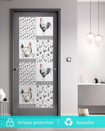 Vinilo decorativo película privacidad para ventana gris 35.4x78.7 in miniatura 5