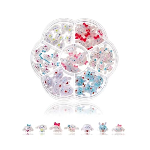 ネイルアートチャーム キティ サンリオ 70個セット 3D キティ ネイルデコレーション ジュエリーパーツ デコパーツ 立体 可愛い 手作り ハンドメイド 1箱の漫画の釘の装飾のかわいく大きい釘の石 宝石類の部品はハンドメイドの装飾の部品を制作する (G1