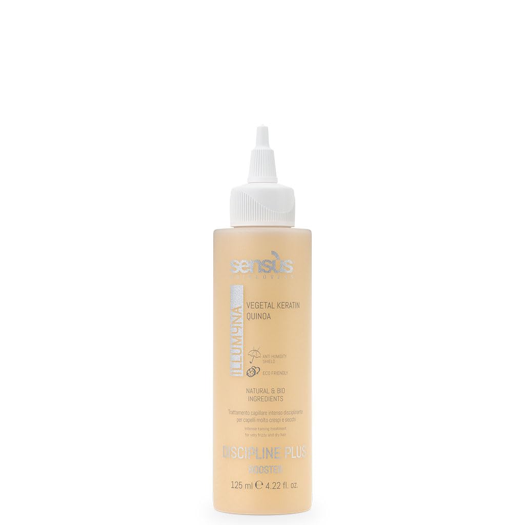 Discipline Plus Booster, Intense Taming Treatment, Vegan Friendly, Plant-Based Keratin and Quinoa, for Very Frizzy and Dry Hair