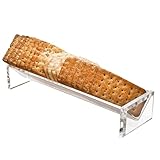 Bisciit Plateau de service – Support de cracker en acrylique transparent | Présentoir de service élégant pour fête, mariage, dîner, organisateur de crackers, présentation des aliments