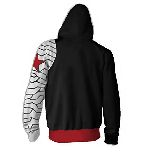Image of 3D Captain Fashion Cosplay Hoodie Jacket