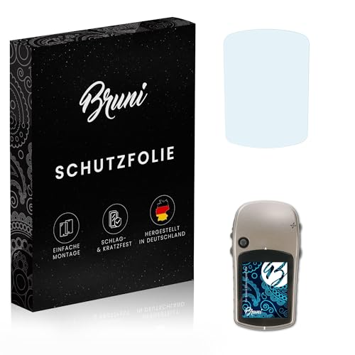 Bruni Protecteur d'écran compatible avec Garmin Etrex Legend HCx Film Protecteur, cristal clair Écran protecteur (2X)