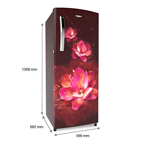 Image of Whirlpool 215 L 4 Star Inverter Direct-Cool Single Door Refrigerator with Intellisense inverter technology(230 ICEMAGIC PRO PRM 4S INV, Wine Flume)